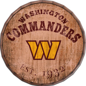 Washington Commanders Established Date Barrel Top -24"