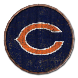 Chicago Bears Cracked Color Barrel Top -24"