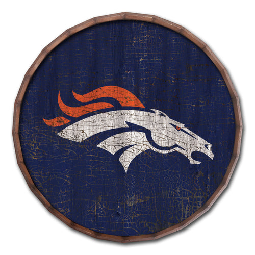 Denver Broncos Cracked Color Barrel Top - 16