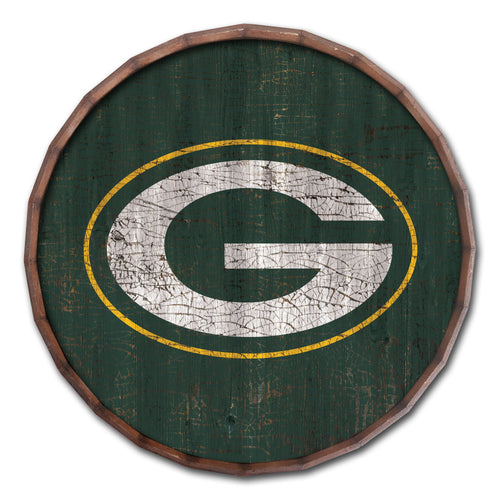 Green Bay Packers Cracked Color Barrel Top - 16