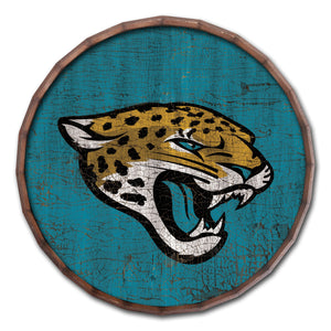 Jacksonville Jaguars Cracked Color Barrel Top - 16"