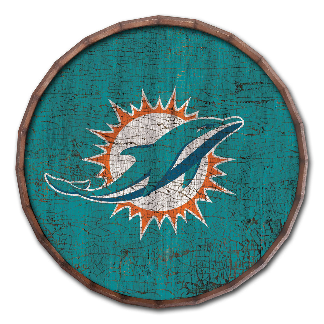 Miami Dolphins Cracked Color Barrel Top - 16