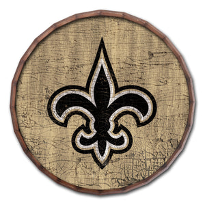 New Orleans Saints Cracked Color Barrel Top - 16"