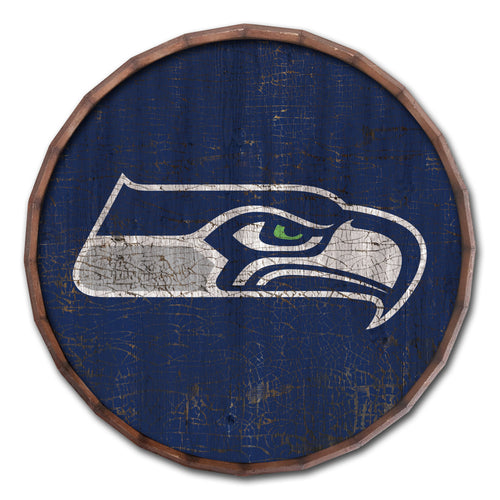 Seattle Seahawks Cracked Color Barrel Top - 16