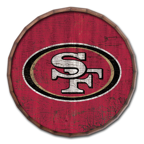 San Francisco 49ers Cracked Color Barrel Top - 16