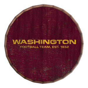 Washington Football Team Cracked Color Barrel Top - 16"