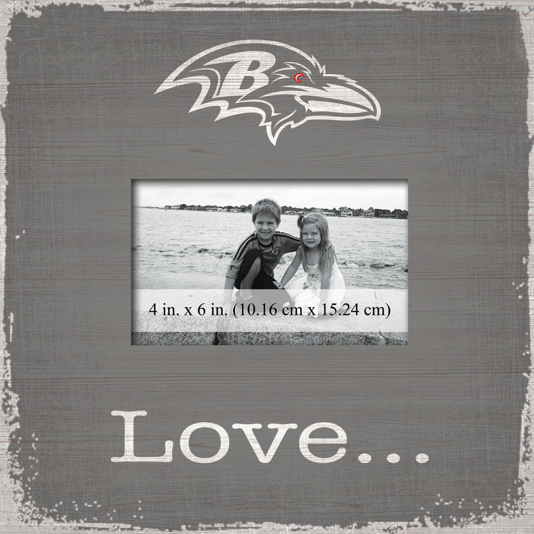 Baltimore Ravens Love Picture Frame