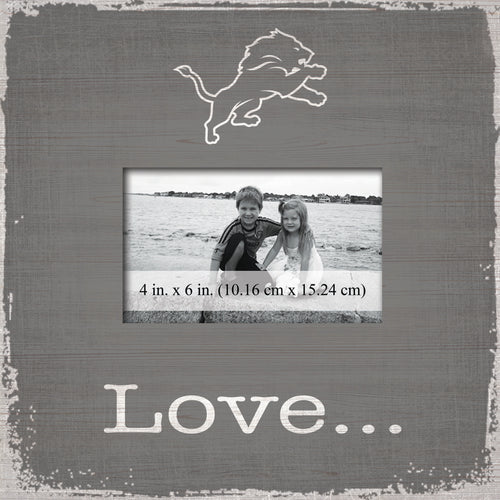 Detroit Lions Love Picture Frame