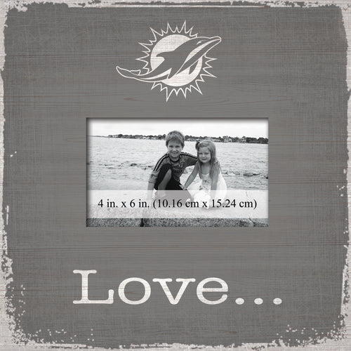 Miami Dolphins Love Picture Frame