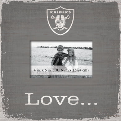 Oakland Raiders Love Picture Frame
