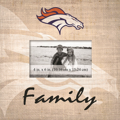Denver Broncos Family Picture Frame