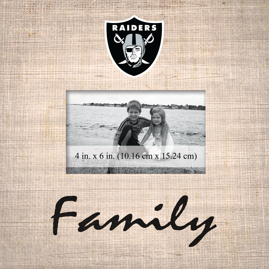 Oakland Raiders Family Picture Frame
