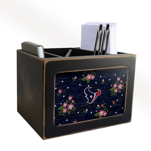 Houston Texans Floral Desktop Organizer