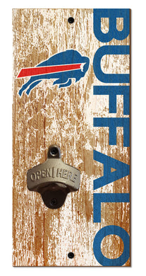 Buffalo Bills Distressed Bottle Opener