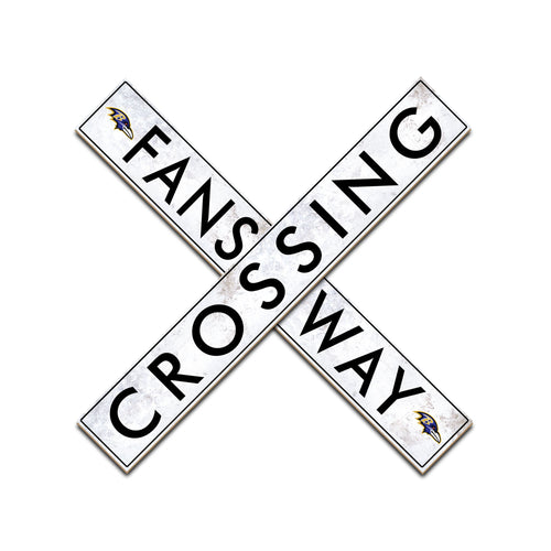 Baltimore Ravens Fans Way Crossing Wall Art - 24