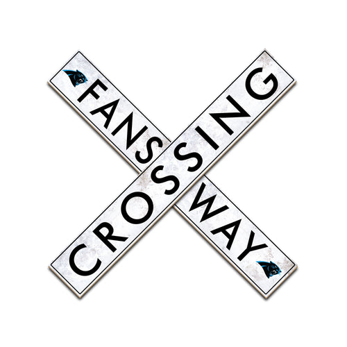 Carolina Panthers Fans Way Crossing Wall Art - 24