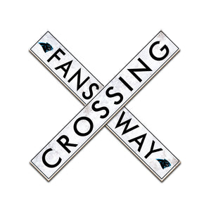 Carolina Panthers Fans Way Crossing Wall Art - 48"