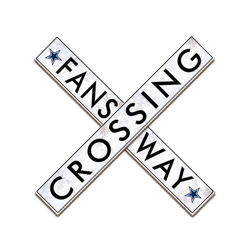 Dallas Cowboys Fans Way Crossing Wall Art - 24