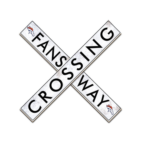 Denver Broncos Fans Way Crossing Wall Art - 24