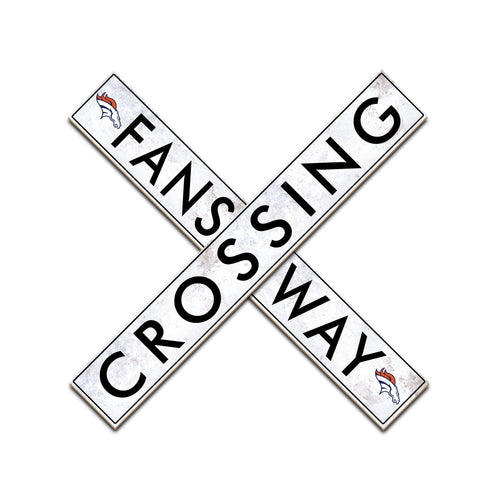 Denver Broncos Fans Way Crossing Wall Art - 48