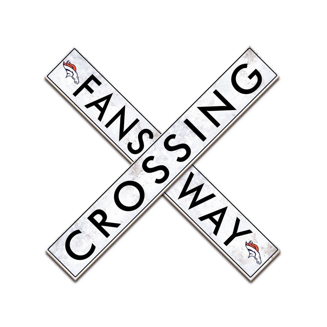 Denver Broncos Fans Way Crossing Wall Art - 48