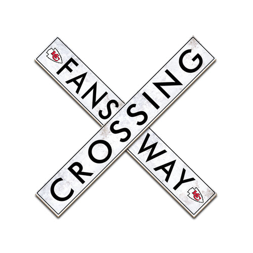 Kansas City Chiefs Fans Way Crossing Wall Art