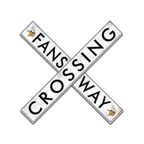 Minnesota Vikings Fans Way Crossing Wall Art - 24