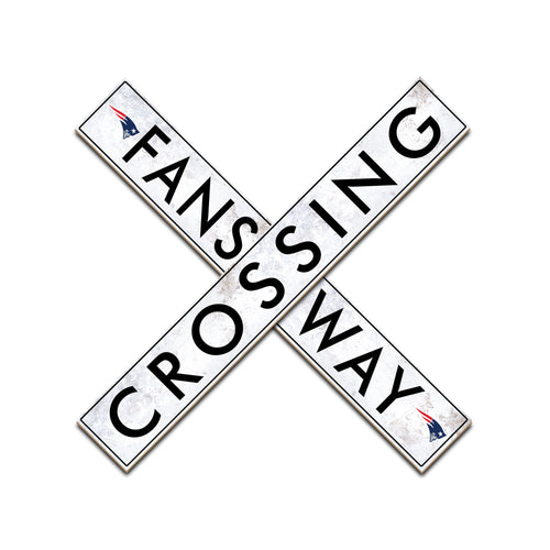 New England Patriots Fans Way Crossing Wall Art