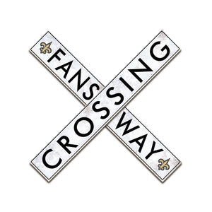 New Orleans Saints Fans Way Crossing Wall Art 