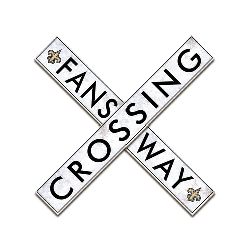 New Orleans Saints Fans Way Crossing Wall Art - 48