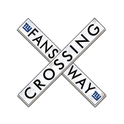 New York Giants Fans Way Crossing Wall Art 