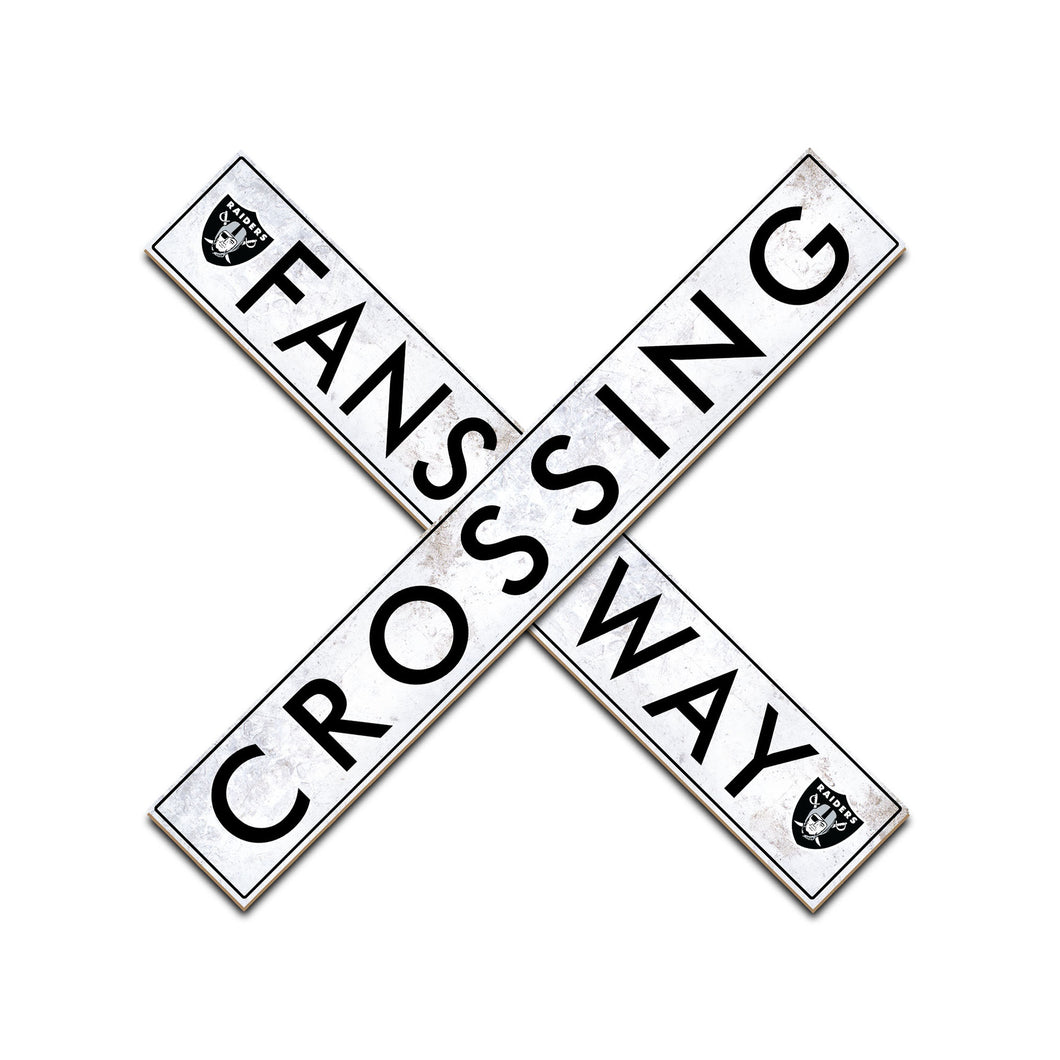 Oakland Raiders Fans Way Crossing Wall Art, Las Vegas Fans Way Crossing Wall Art