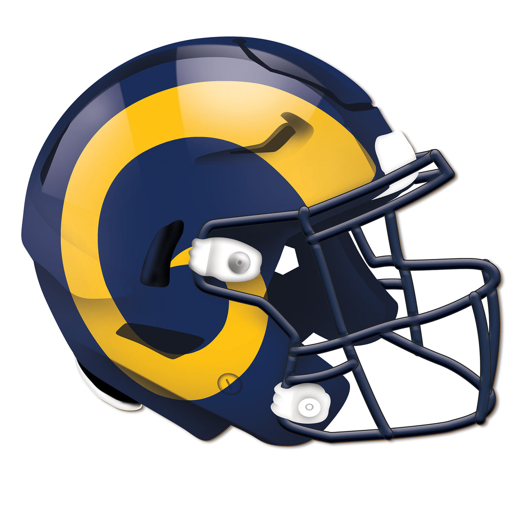 Los Angeles Rams Authentic Helmet Cutout