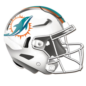 Miami Dolphins Authentic Helmet Cutout -12"