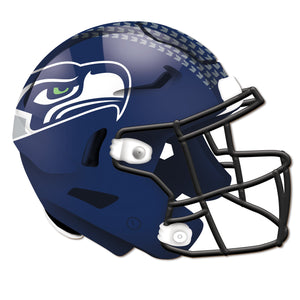 Seattle Seahawks Authentic Helmet Cutout -12"