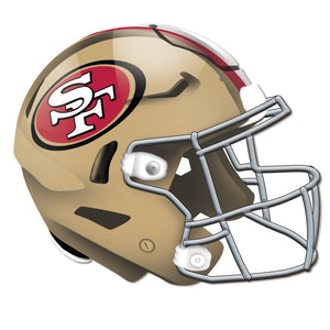 San Francisco 49ers Authentic Helmet Cutout -12"