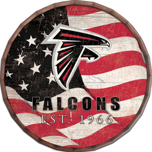 Atlanta Falcons Flag Barrel Top 