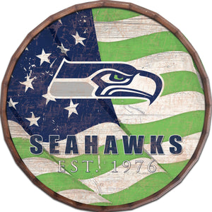 Seattle Seahawks Flag Barrel Top