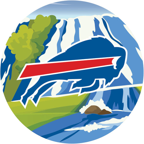 Buffalo Bills Landscape Circle Sign - 12