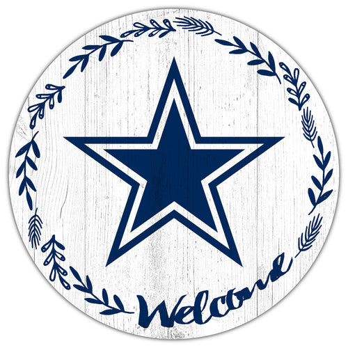 Dallas Cowboys Welcome Circle Sign 