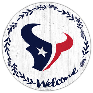 Houston Texans Welcome Circle Sign 