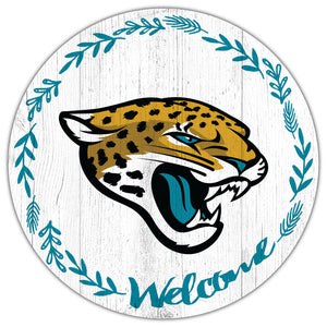 Jacksonville Jaguars Welcome Circle Sign