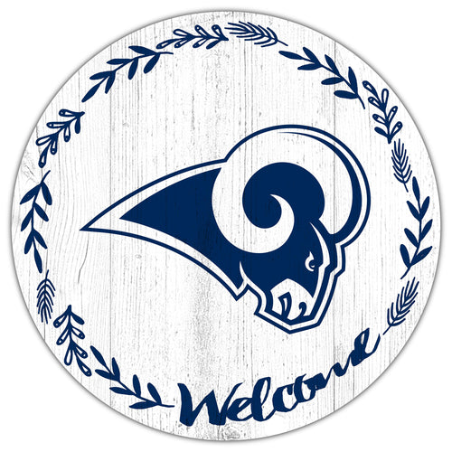 Los Angeles Rams Welcome Circle Sign