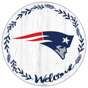 New England Patriots Welcome Circle Sign