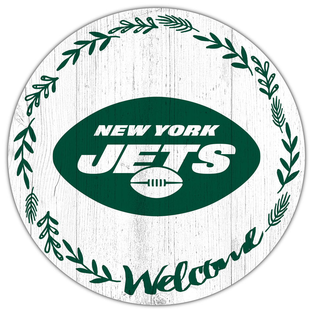 New York Jets Welcome Circle Sign