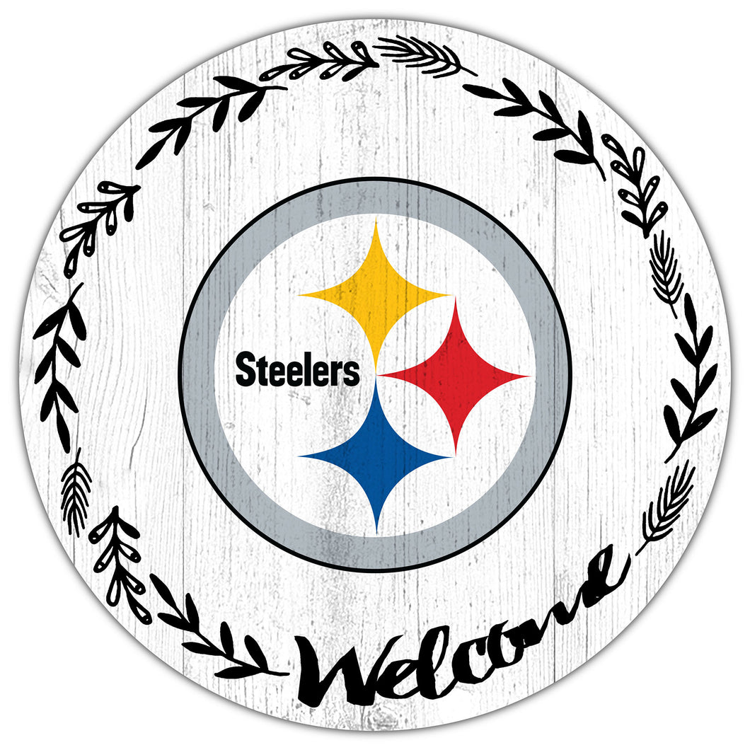 Pittsburgh Steelers Welcome Circle Sign