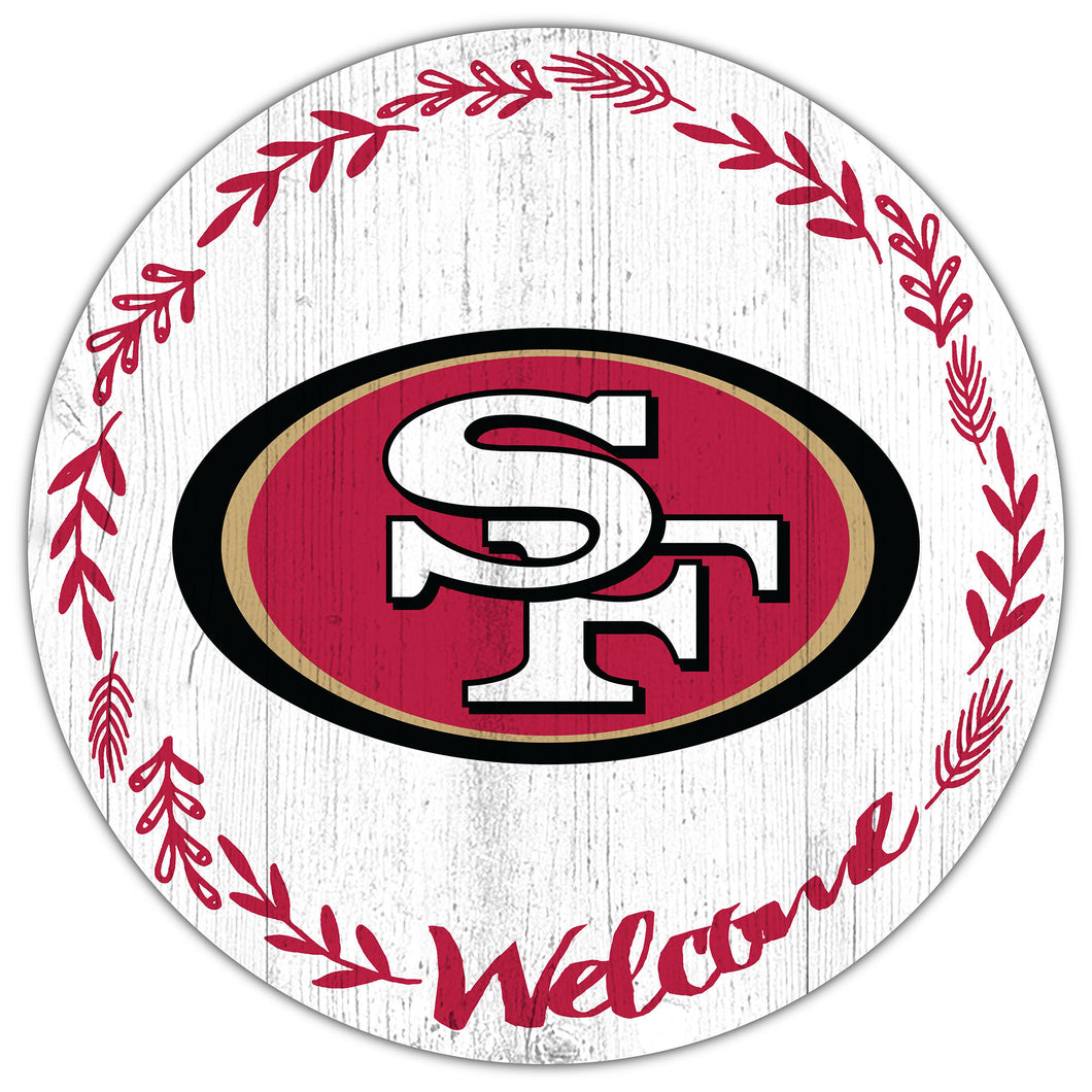 24 MDF San Francisco 49ers NFL Sign