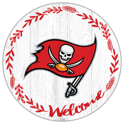 Tampa Bay Buccaneers Welcome Circle Sign