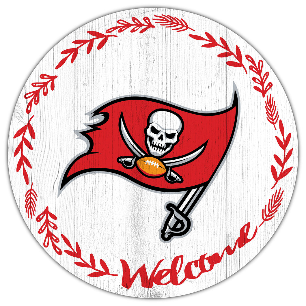 Tampa Bay Buccaneers Welcome Circle Sign