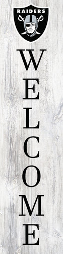 Las Vegas Raiders Door Leaner Welcome Sign 